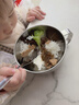 光多拉儿童碗316不锈钢碗3-6-12岁婴儿宝宝辅食碗双耳吃饭碗勺餐具套装 实拍图