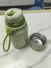 苏泊尔保温杯316L不锈钢吸管杯茶水分离杯车载保冷杯女士高颜值水杯礼物 实拍图