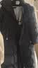 坦博尔羽绒服女长款过膝收腰连帽秋冬商务保暖外套530872Z 黑色 170 实拍图