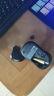 罗技（Logitech）M185鼠标 无线鼠标 办公鼠标 对称鼠标 黑色蓝边 带无线2.4G接收器 实拍图