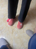 回力日式情侣棉拖鞋秋冬居家保暖加绒软弹底棉鞋HL0223玫瑰粉38-39码 实拍图