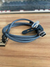 贝尔金（BELKIN） USB-IF认证Type-C轻柔编织快充线适用于苹果iPhone 15 Pro Max车载CarPlay充电数据线 USB-A转Type-c 1米蓝色 实拍图