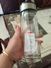 【京东物流配送】高硼硅双层玻璃杯大容量泡茶杯水杯子茶水分离杯 【双层加厚】茶杯350ml1只 实拍图