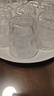 DELISOGA冰川纹玻璃杯家用水杯套装女高颜值加厚网红大口茶杯酒杯水壶杯子 透明-矮款-冰川杯300ml6只 实拍图