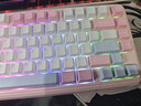 瓦尔基里（VALKYRIE）VK75 客制化机械键盘 三模2.4G/有线/蓝牙 全键热插拔 VK75-幻粉 实拍图