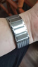 竞技者适于华为手表watch4/Pro表带watch3pro/GT5/GT4/GT3/GT6磁吸钛金属不锈钢手表带男款高级46/48 银色-编织链式22mm接口 实拍图