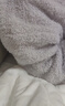 安之伴睡裙女秋冬保暖半边绒休闲纯色系宽松中长款女士家居服可外穿 实拍图