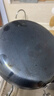 阎铁匠章丘平底煎锅铁锅牛排锅煎蛋锅烙饼锅煎盘少油烟无涂层老式已开锅 木把30CM煎锅 30cm 实拍图