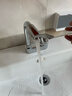名爵（MEJUE）双孔面盆水龙头浴室洗脸盆冷热旋转洗脸池水龙头Z-012592 实拍图