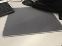 灵蛇(LINGSHE)鼠标垫 320*240*2mm中号加厚游戏办公鼠标垫 精密锁边 可水洗  魅影灰 实拍图