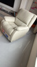 芝华仕（CHEERS）头等舱真皮单人沙发电动多功能半青皮懒人椅明星椅K621月光白 实拍图
