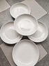友来福陶瓷盘家用白瓷盘子8英寸中式餐盘菜盘酒店商用微波炉可用5只装 实拍图