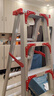 奥质梯子家用折叠人字梯加厚铝合金登高爬梯工程双侧多功能步梯合梯 实拍图