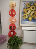 新新精艺新年装饰蜂窝球灯笼立柱摆件2026马年春节过年装饰乔迁之喜装饰 实拍图