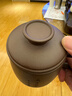 京东京造 宜兴紫砂杯手工泡茶杯【原矿紫泥】茶水分离平安喜乐杯410ml礼盒 实拍图