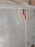 梦卡莱（MENGKALAI） 布衣柜 简易衣柜实木防潮双人衣柜简易超大空间收纳 衣柜布现代简约衣橱 2.05米优雅灰色 实拍图