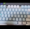 【潮汐海洋】HP惠普机械键盘金属面板游戏电脑有线办公键盘发光全尺寸背光潮汐创意海洋风机械键盘 【潮汐海洋冰87键白蓝光版】青版 实拍图