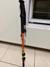 牧高笛（MOBIGARDEN）征途伸缩铝合金登山杖 户外徒步登山手杖超轻外锁登山杖 熔岩橙 135CM（两根） 实拍图