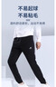 特步（XTEP）特步运动裤男秋冬新款束脚裤子针织长裤男士官方正品休闲卫裤男款 黑色-束脚常规【推荐】 L 实拍图