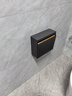 摩尚（moshang）卫生间方形厕纸盒免打孔厕所平板纸巾盒浴室防水草纸壁挂置物架 枪灰系-拉合方纸盒【加厚】 实拍图