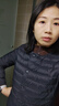 鸭鸭（YAYA）佟丽娅同款轻薄羽绒服女新款冬季短款圆领内胆修身时尚薄外套男 粉色【女款无领】 M 【建议90-100斤】 实拍图