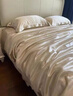 进出口重磅真丝四件套100桑蚕丝床单高级感被套双面丝绸床上用品4 香槟金【顺丰速发+会员礼盒】 1.8m 床笠款 四件套-被套220*240cm 实拍图