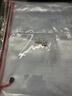绿文5个B4文件袋透明加厚网格拉链袋 防水资料袋 试卷收纳袋 大容量收纳袋  实拍图