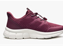 足力健【年货送爸妈】老人鞋中老年轻便休闲散步鞋2431380J 女 酒红 40 实拍图
