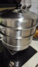 苏泊尔304不锈钢蒸锅三层加大蒸煮两用锅汤锅34cm电磁炉燃气通用SZ34B17 实拍图
