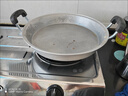 GIOIO铝锅老式家用煎饼锅纯铝加厚燃气平底锅手工铸铝饼铛无涂层不粘锅 无盖 口径32cm加厚款锅重3.2斤 实拍图