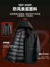 雅鹿一衣五穿羽绒服男士冬季加厚鹅绒商务可脱卸内胆中年男士大鹅外套 实拍图