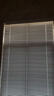 美尔耐免打孔百叶窗帘卧室卫生间浴室厕所防水铝合金厨房升降遮光帘6010 免钉【标准哑光】白色 1平方米 实拍图