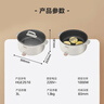 美的（Midea）电煮锅电火锅电炒锅多功能锅电热锅火锅专用锅家用大容量电锅一体锅学生宿舍泡面小电锅 3L  +一体+1000W+不粘涂层丨HGE2510 实拍图