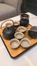 京东京造 茶具整套 功夫茶具陶瓷套装茶壶茶杯茶盘【黑陶提梁壶】 12件套  实拍图