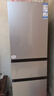 海尔（Haier）「真省电」217L三门小冰箱黑金净化一级能效风冷无霜星辉银BCD-217WGHC3E9S9国家补贴 实拍图