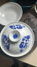 睿初带盖菜盘子汤碗青花瓷碗碟套装碟子陶瓷和合器微波炉餐具景德镇 7英寸五件套 实拍图