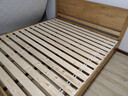洛亚妮【24H云仓闪发】实木床100％纯实木1.5米单人床原木风主卧双人床 原木床+5cm床垫 1.8米*2米 实拍图