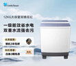 小天鹅（LittleSwan）双桶双缸洗衣机半自动 12公斤大容量 强力去污洗大件 节能 TP12S156 以旧换新 国家补贴 一级能效 实拍图