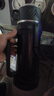 【品质好物】304不锈钢保温壶大容量保温杯户外露营便携水壶 黑色 1200ml 实拍图