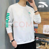 安踏（ANTA） 运动卫衣男2026春秋季圆领t恤简约休闲长袖运动上衣服饰套头衫男 -3纯净白【单标款】 2XL /185 【适合160-180斤】 实拍图