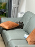 京东京造棉花糖抱枕 超柔棉棉绒沙发床头客厅办公室腰靠枕垫蜜糖橘45x45cm 实拍图