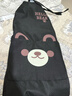 福爱家围裙厨房长袖罩衣防水防油污成人耐脏男女时尚家务围裙长袖黑色 实拍图