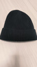 南极人帽子冬季男防寒加绒加厚防风保暖针织毛线帽子女N2E1X826593 黑色 实拍图