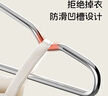 晟旎尚品衣架不锈钢加粗实心晾衣架子衣服撑子防滑带凹槽儿童款32cm10只装 实拍图