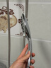 四季沐歌（MICOE）增压淋浴花洒喷头套装 浴室大面板淋浴头电镀手持花洒三件装HS122 实拍图