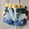 卡尔美（KELME）儿童手套6-12岁冬季男女童保暖翻盖手套小学生写字针织手套3-6岁 实拍图