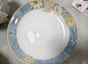 浩雅景德镇陶瓷盘餐盘汤盘菜盘深盘饭盘可微波时光漫步8英寸2个装 实拍图