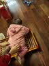 婴儿毛毛衣家居服男童女童睡衣秋季冬装新款卡通小童幼儿宝宝套装 粉红色 90cm 实拍图