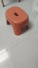 侑家良品塑料小凳子家用结实小板凳浴室儿童洗澡矮凳高级感 小号橘色 实拍图