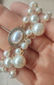 不规则长款珍珠项链法式轻奢气质毛衣链小众简约高级感项饰批发女 28#项链-金色-白色圆形珍珠 实拍图